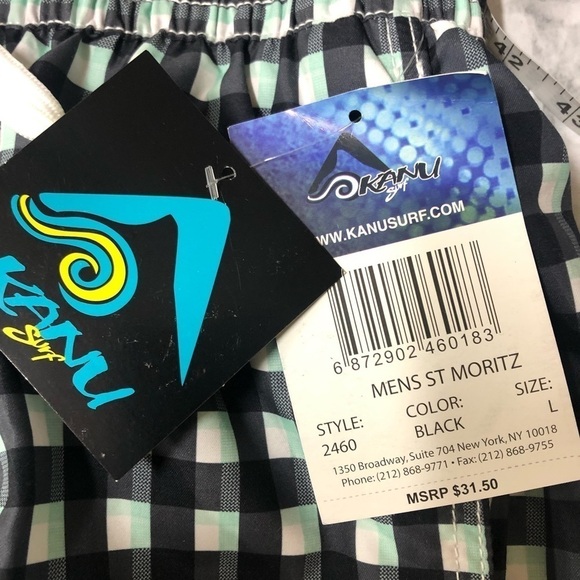 NEW Kanu Surf Revival Men's Shorts Swim Trunks Size L - Picture 3 of 5
